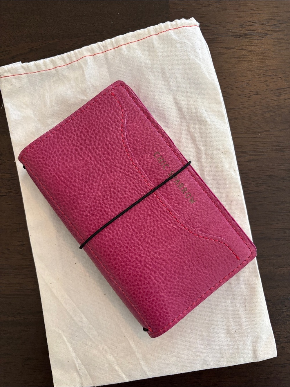Chic Sparrow Sidekick Coffee House Raspberry Syrup Leather Personal Size Cover